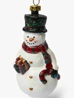 Addobbo albero a pupazzo di neve