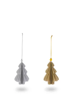 Addobbo albero in carta ad albero