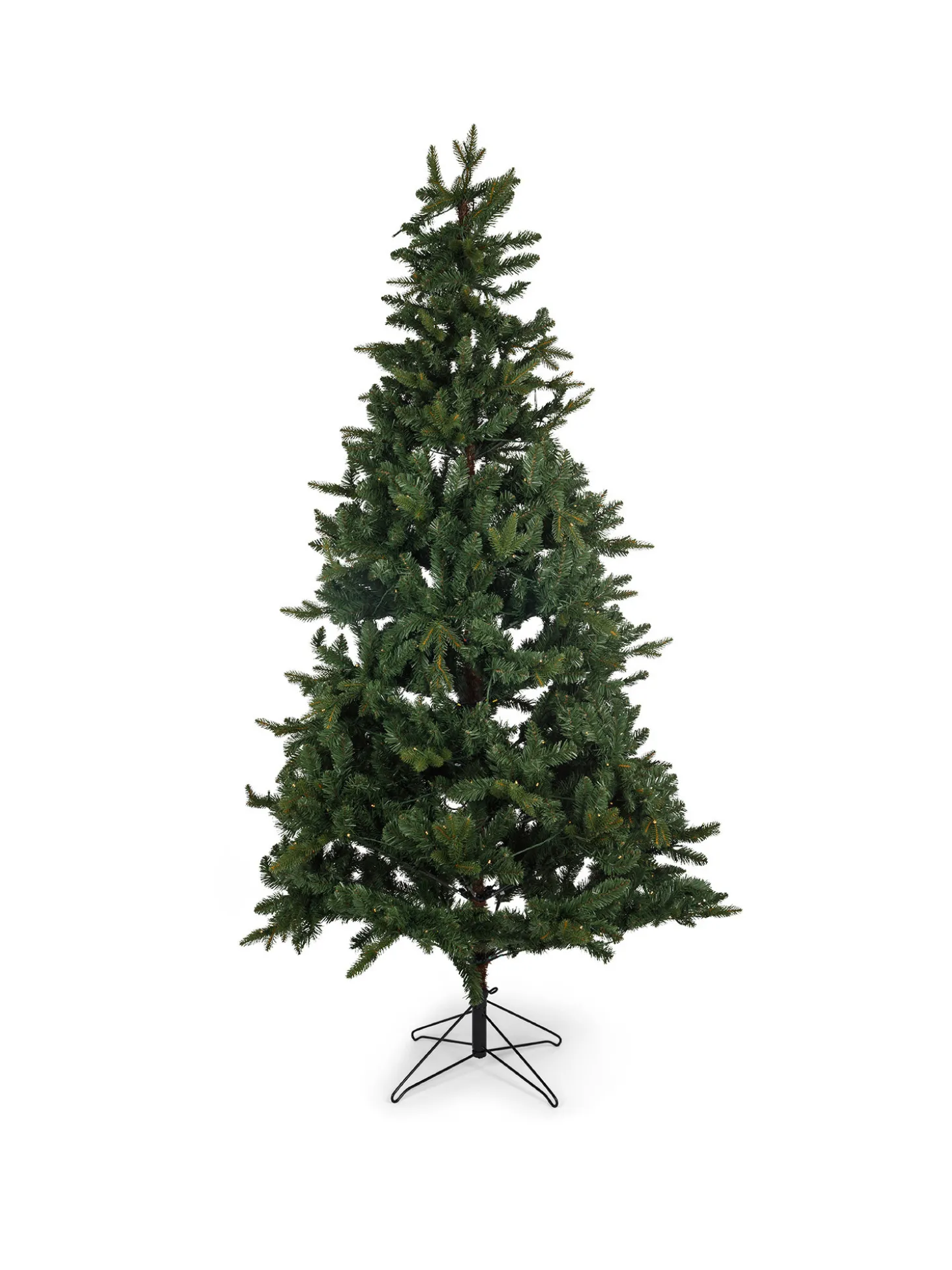 Albero di Natale Elkins con sfumature di verde H215 250LED