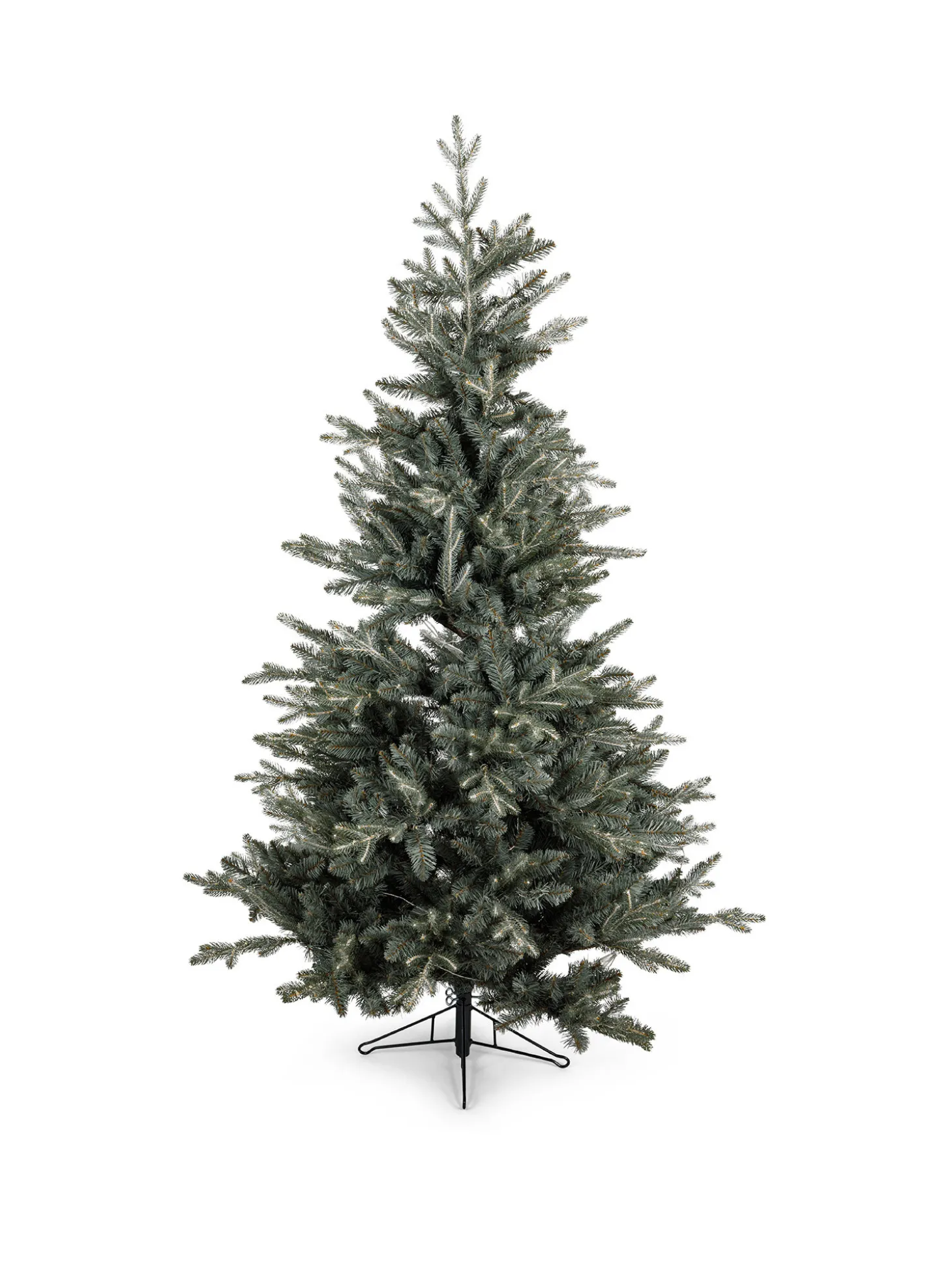 Albero di Natale Leara con sfumature di bianco H215 1000LED