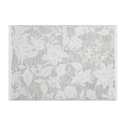 Asciugamano cotone jacquard motivo floreale Portofino