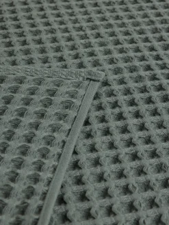 Asciugamano cotone nido d'ape tinta unita