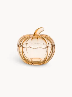 Barattolo in vetro a forma di zucca