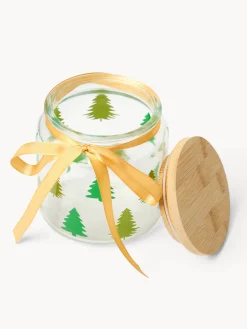 Barattolo in vetro con tappo in bamboo