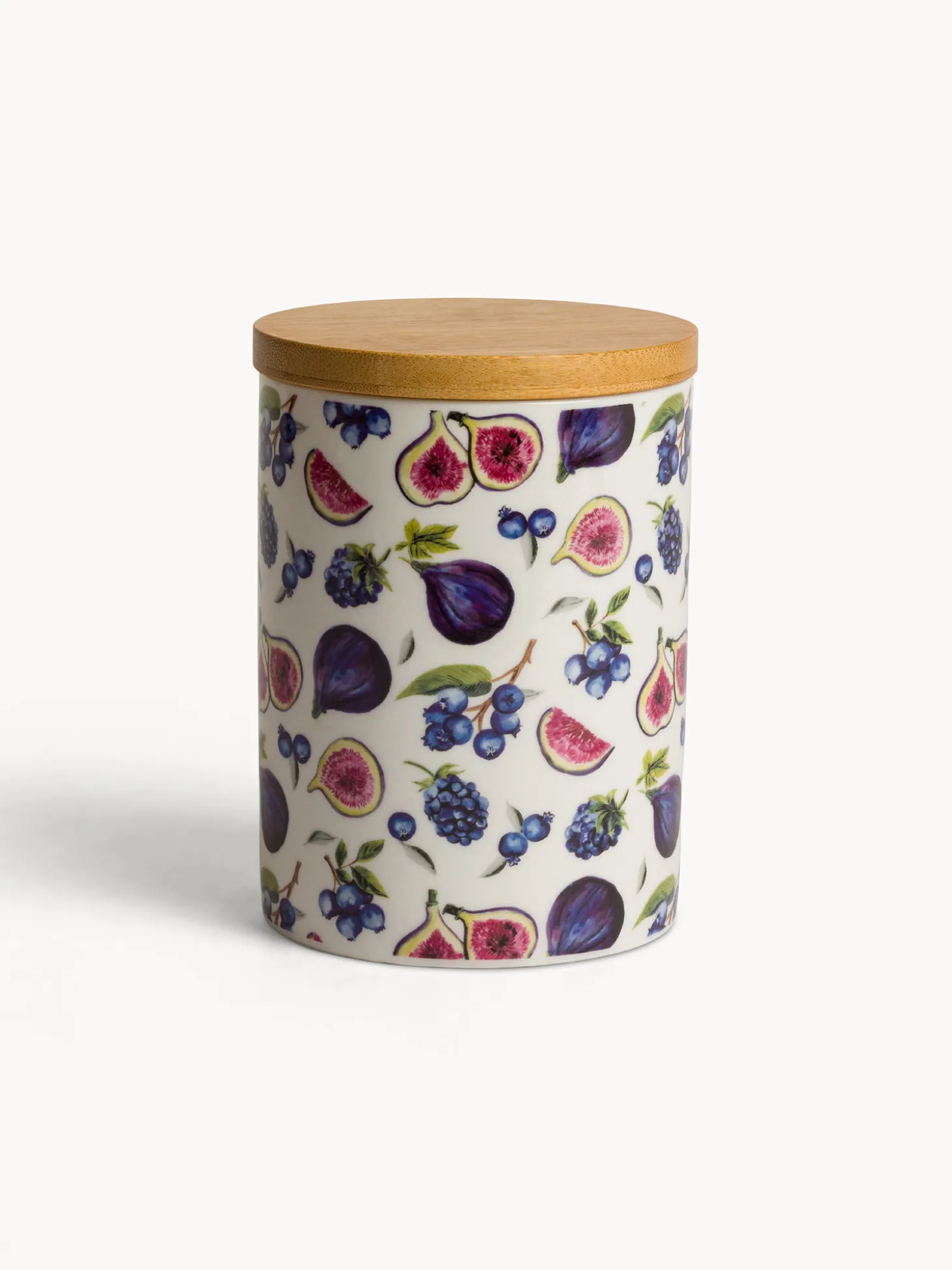 Barattolo new bone china motivo fichi