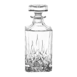 Bottiglia whisky vetro molato