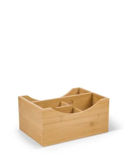 Box organizer in bamboo