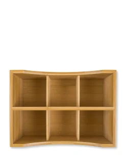 Box organizer in bamboo