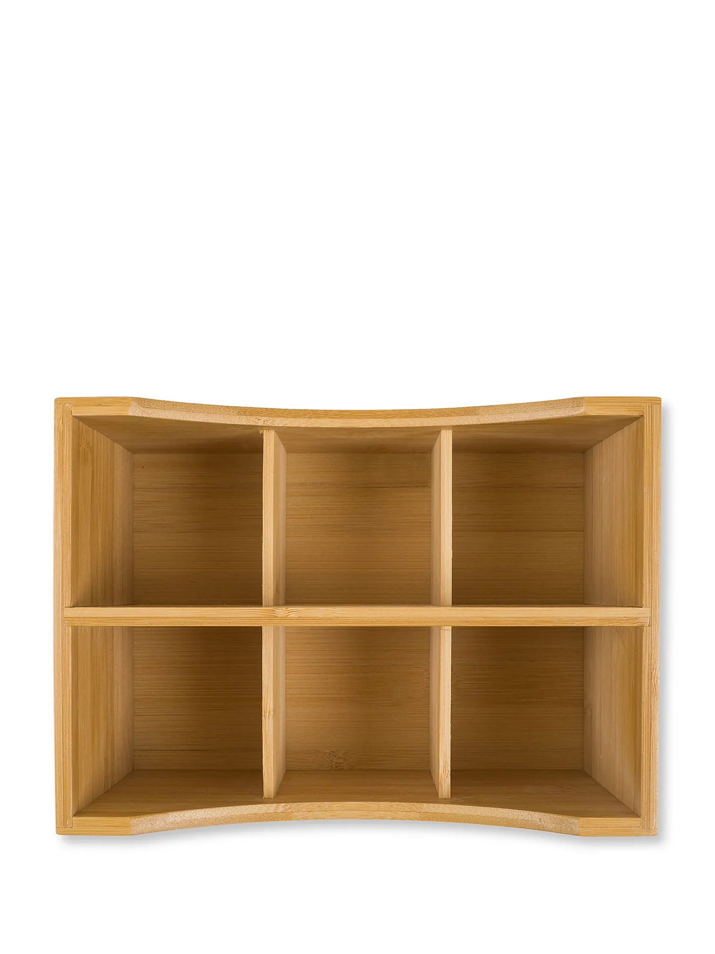 Box organizer in bamboo
