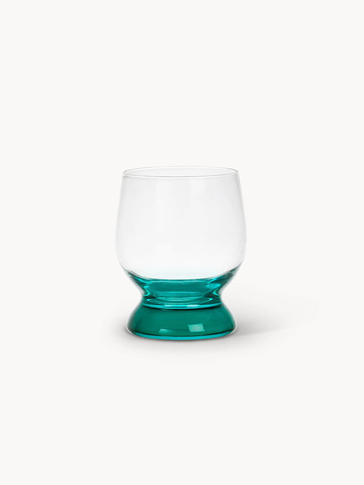 Calice basso con base colorata