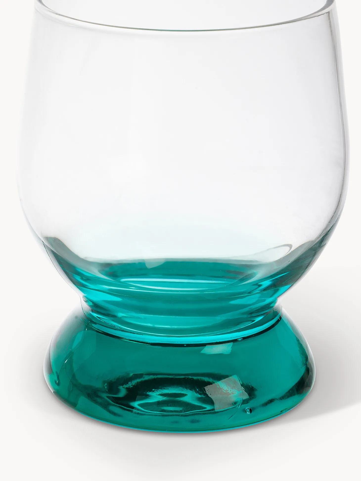 Calice basso con base colorata