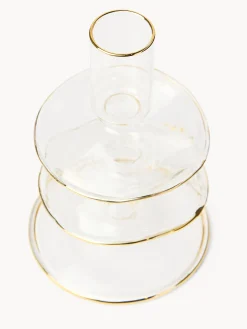 Candeliere in vetro borosilicato