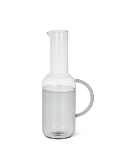 Caraffa vetro borosilicato effetto sfumato