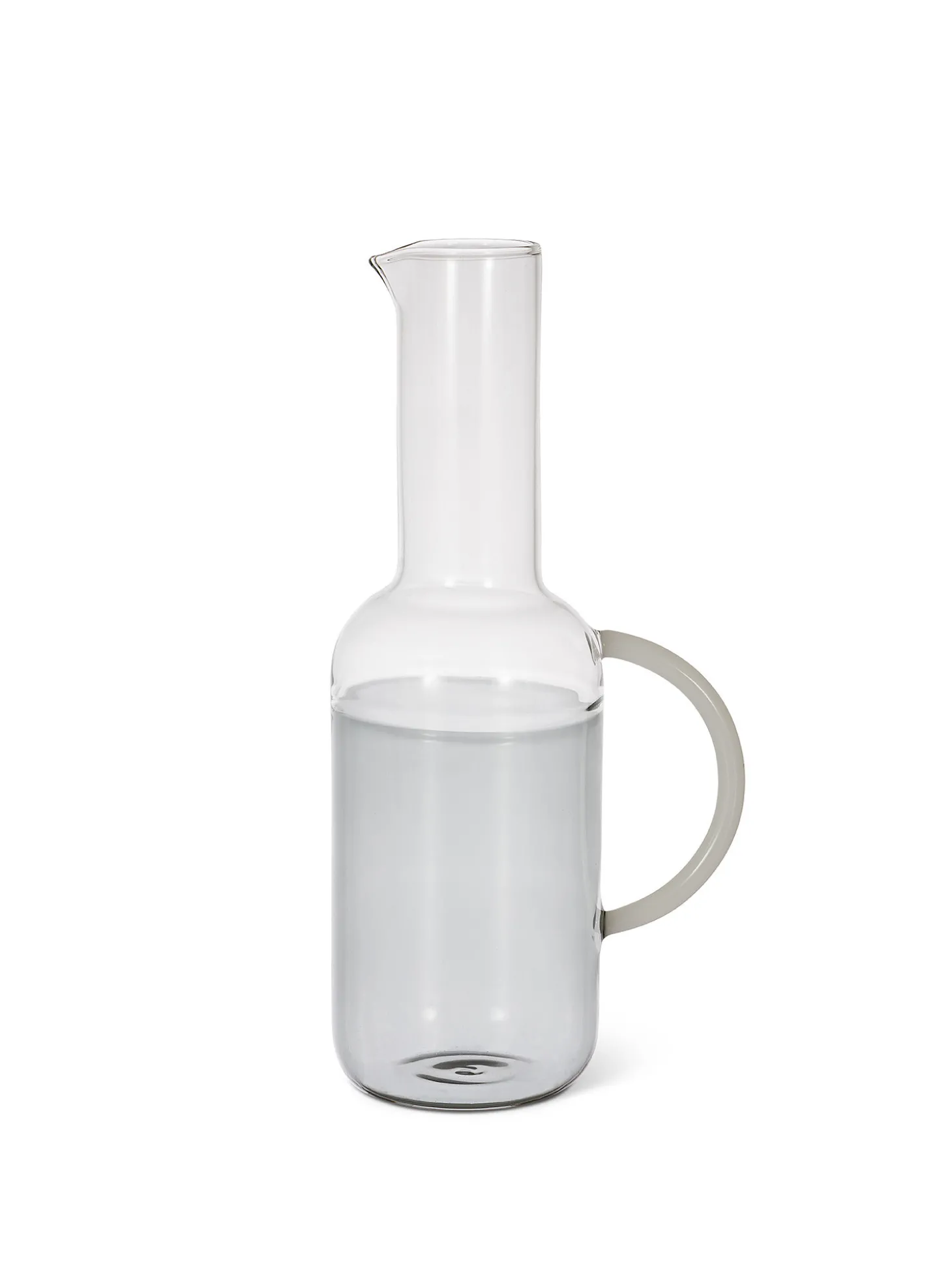 Caraffa vetro borosilicato effetto sfumato