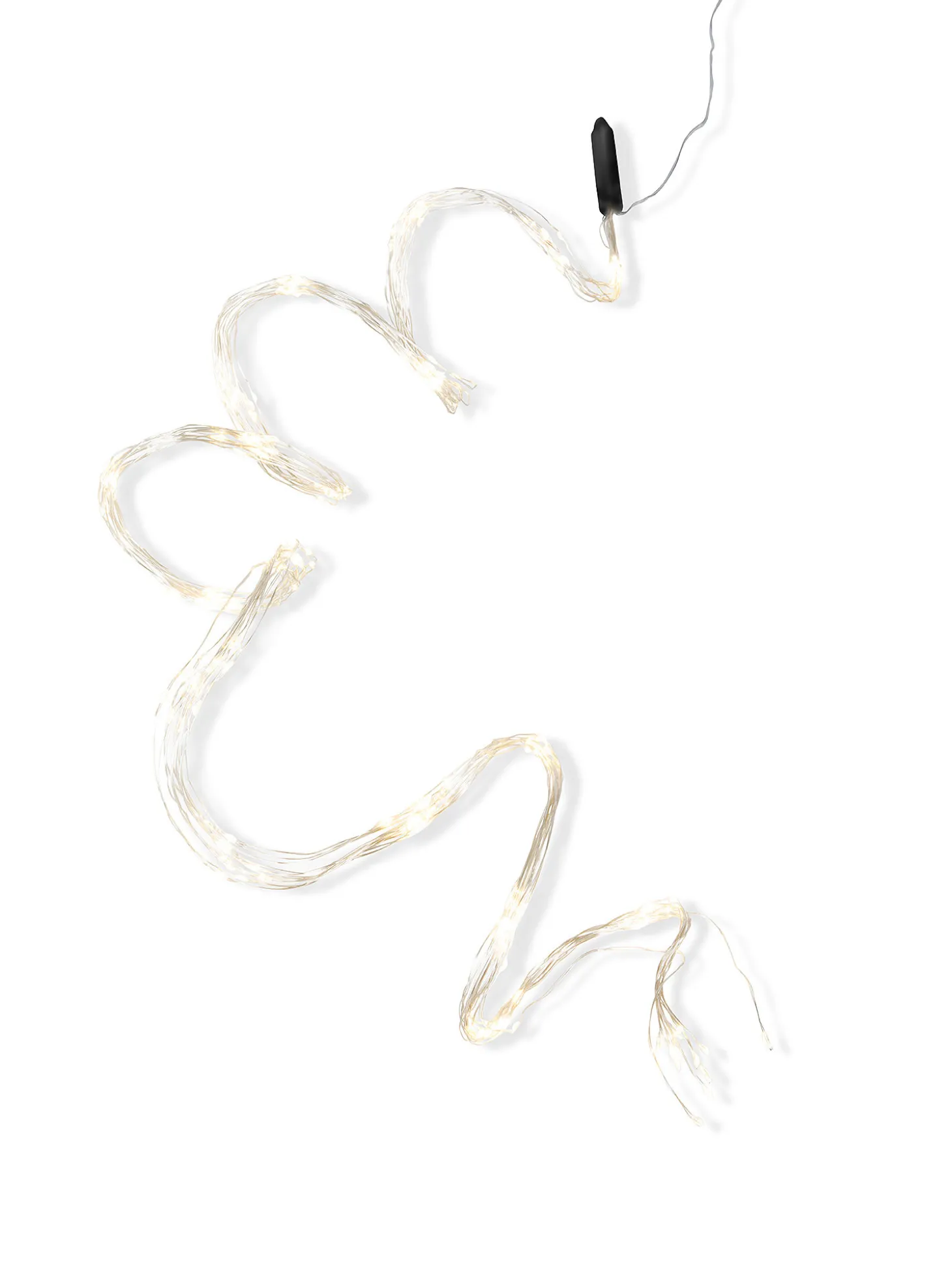 Catena luminosa effetto cascata luce ivory