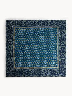 Centrotavola in puro cotone stampa block print piazzata