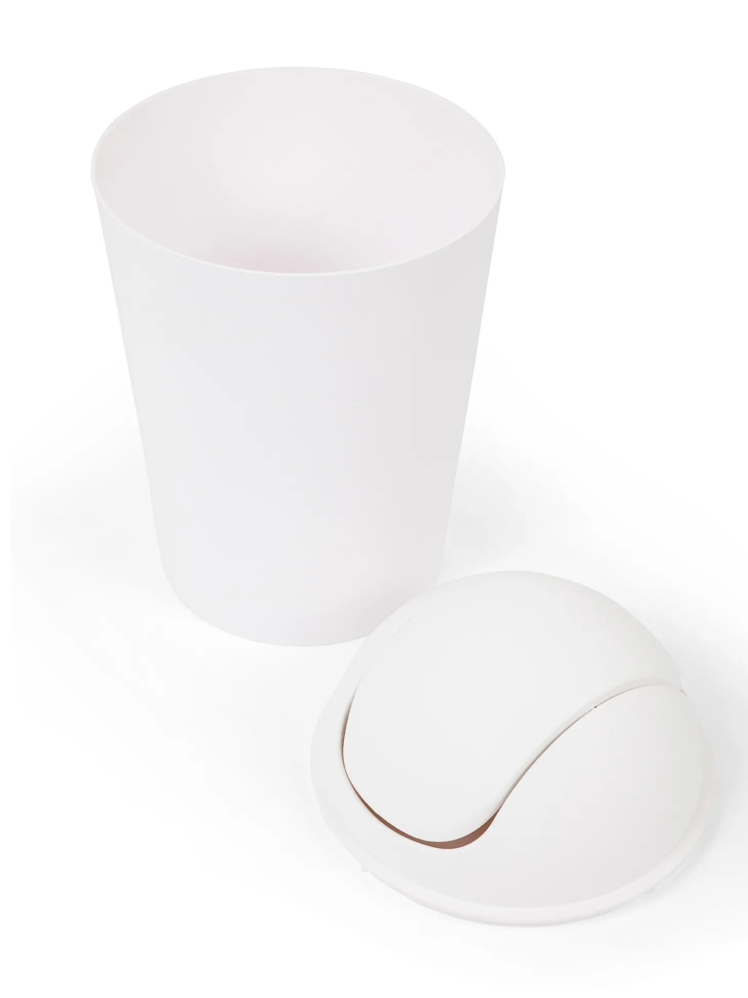 Cestino in plastica opaca