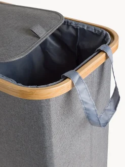 Cesto in bamboo doppio scomparto