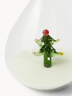 Clessidra in vetro con decorazione