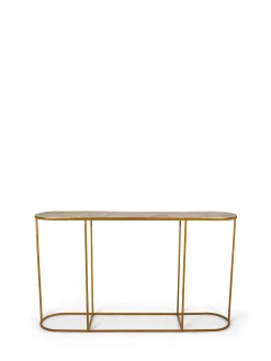 Consolle con finitura dorata Golden Hour