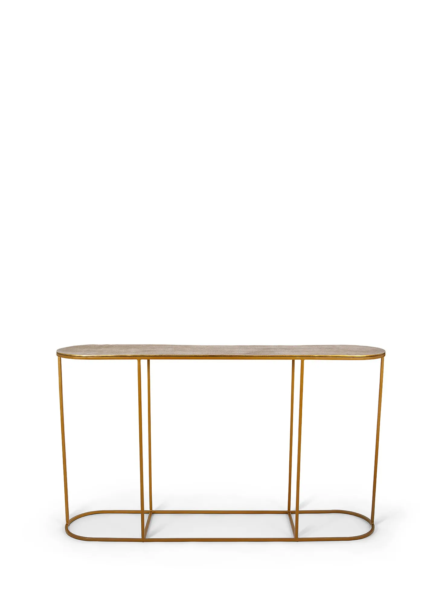 Consolle con finitura dorata Golden Hour