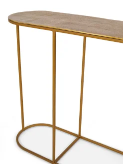 Consolle con finitura dorata Golden Hour