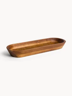 Coppa in legno di acacia con logo laser