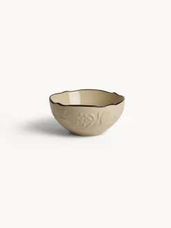 Coppetta in stoneware con filo marrone