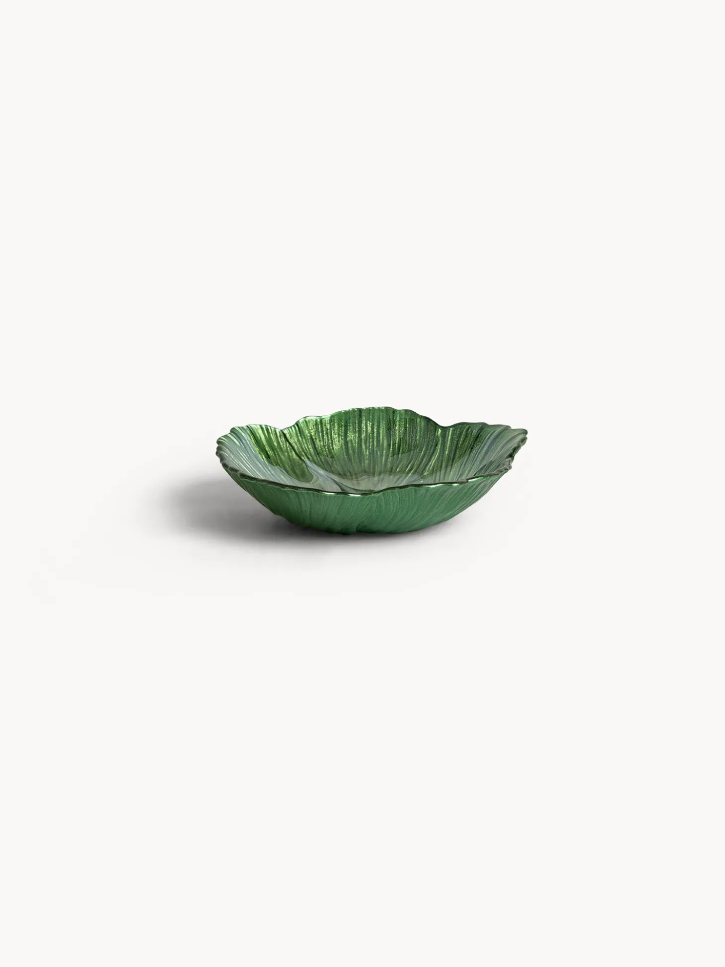 Coppetta in vetro a forma fiore