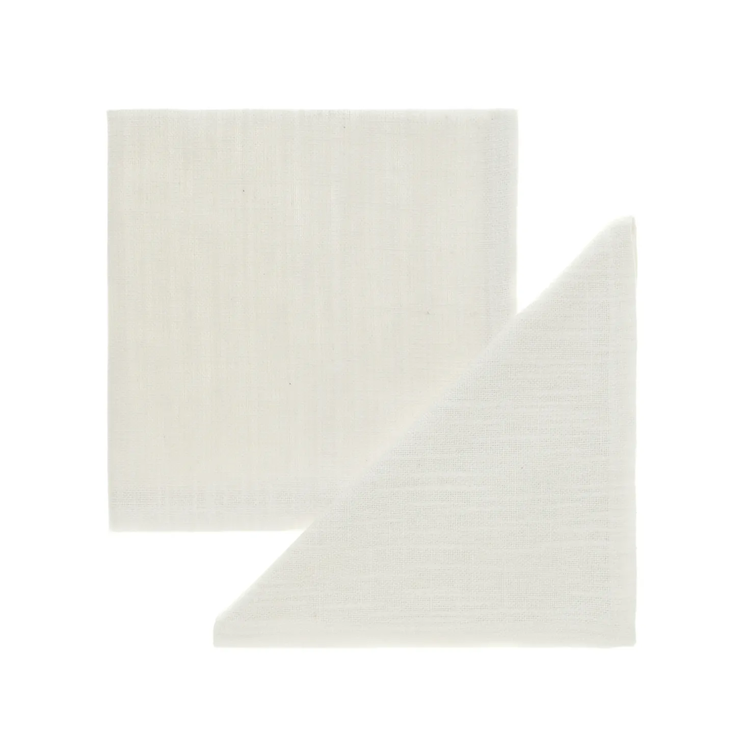 Coppia tovaglioli slub cotone