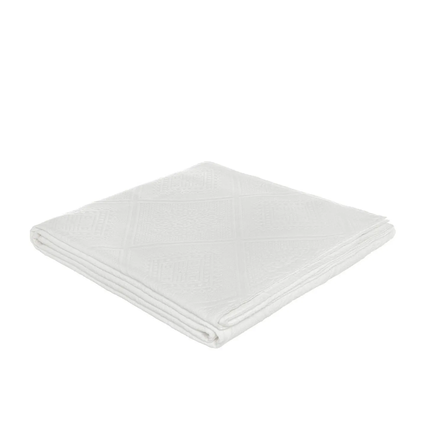 Copriletto puro cotone jacquard Portofino