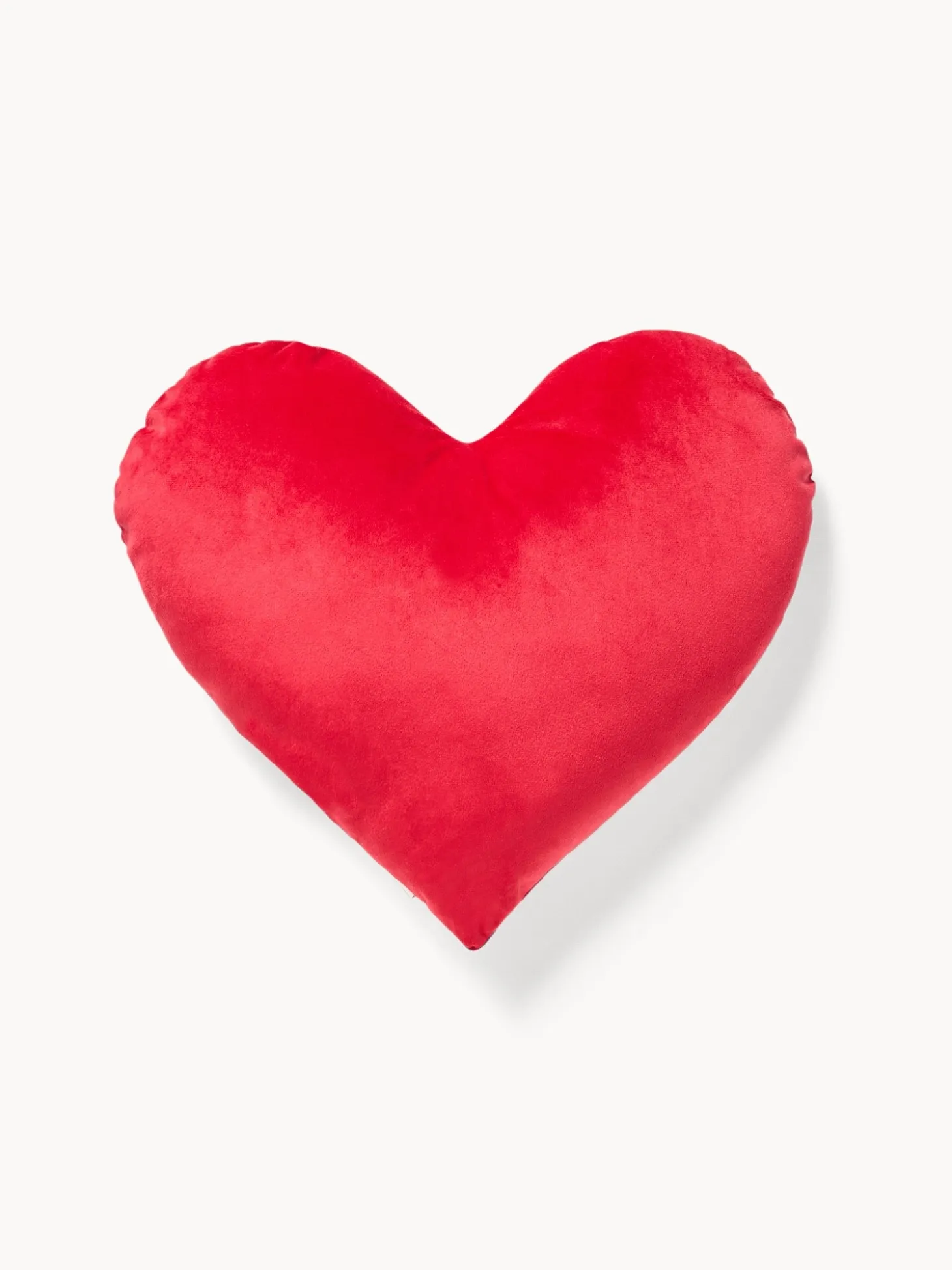Cuscino a cuore in velluto