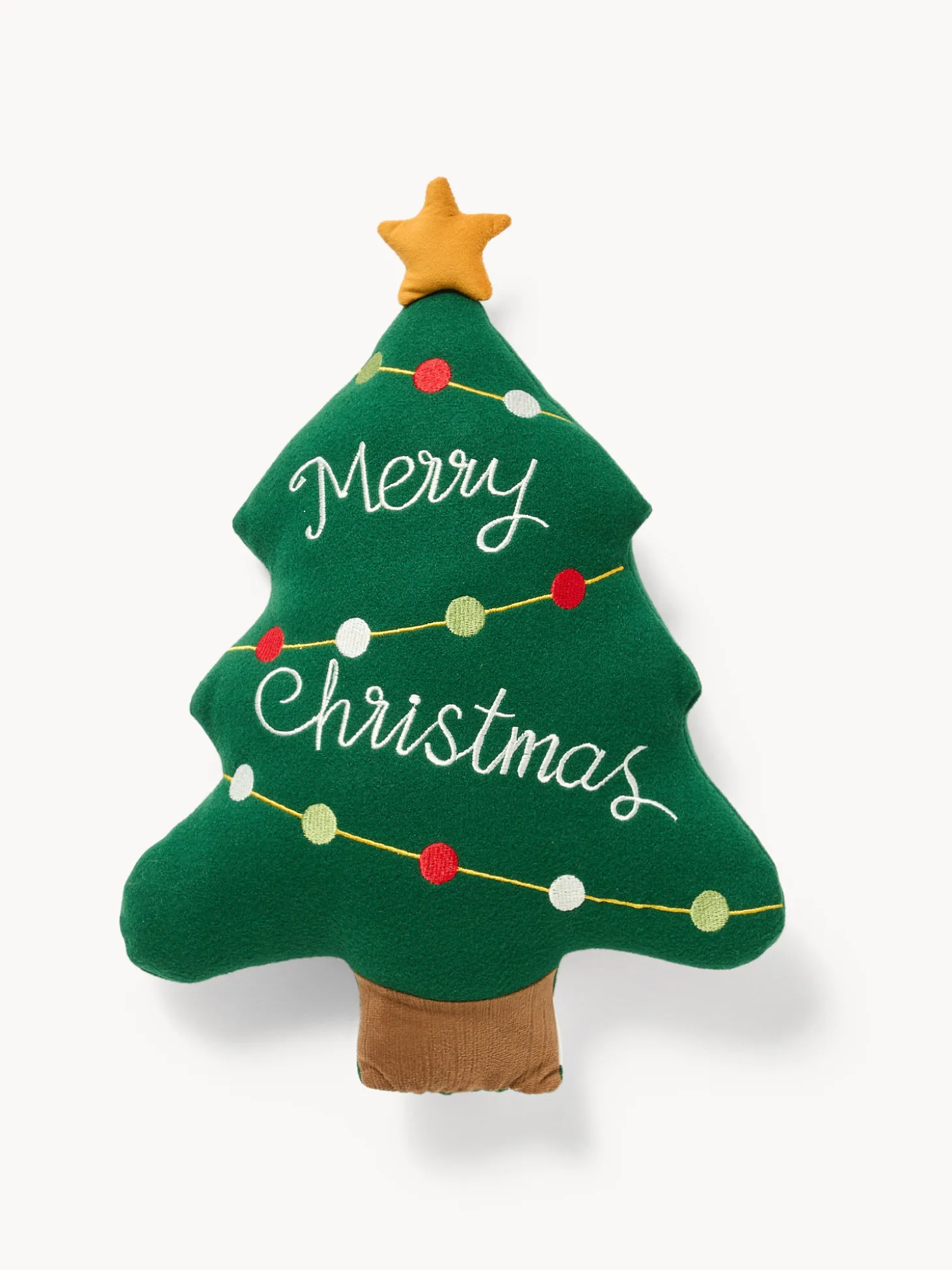 Cuscino a forma di albero di Natale