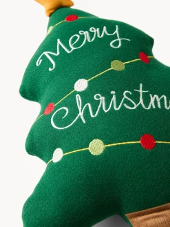 Cuscino a forma di albero di Natale
