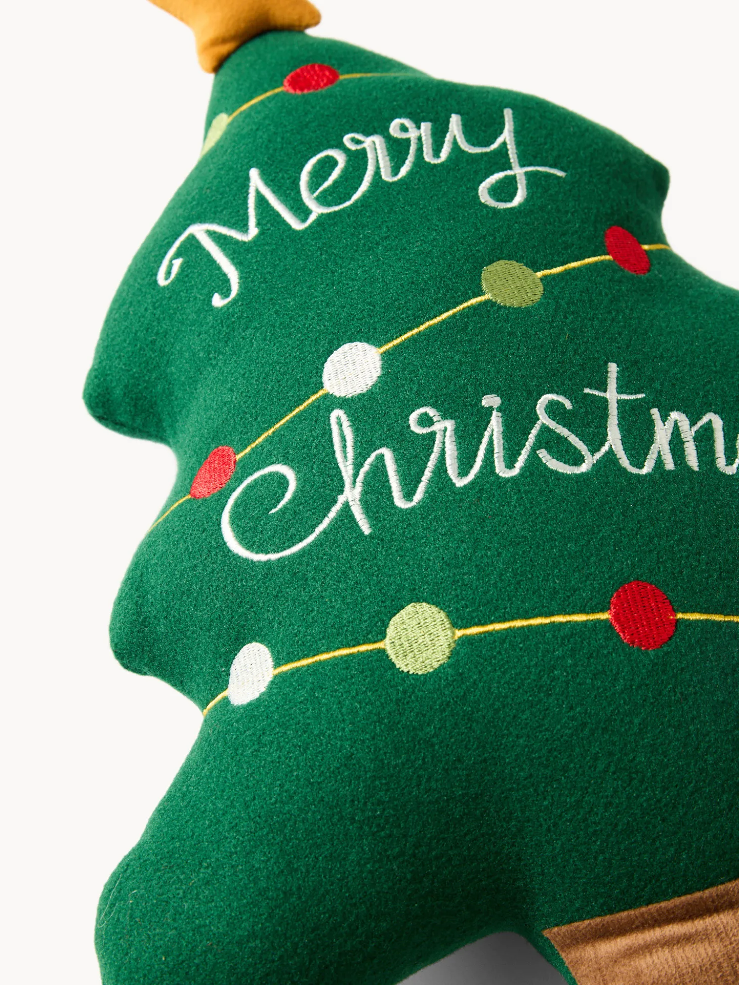 Cuscino a forma di albero di Natale