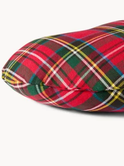 Cuscino a forma di cuore tartan