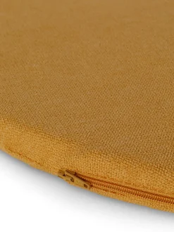 Cuscino da sedia in cotone tinta unita