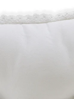 Cuscino da sedia twill di cotone con ricamo