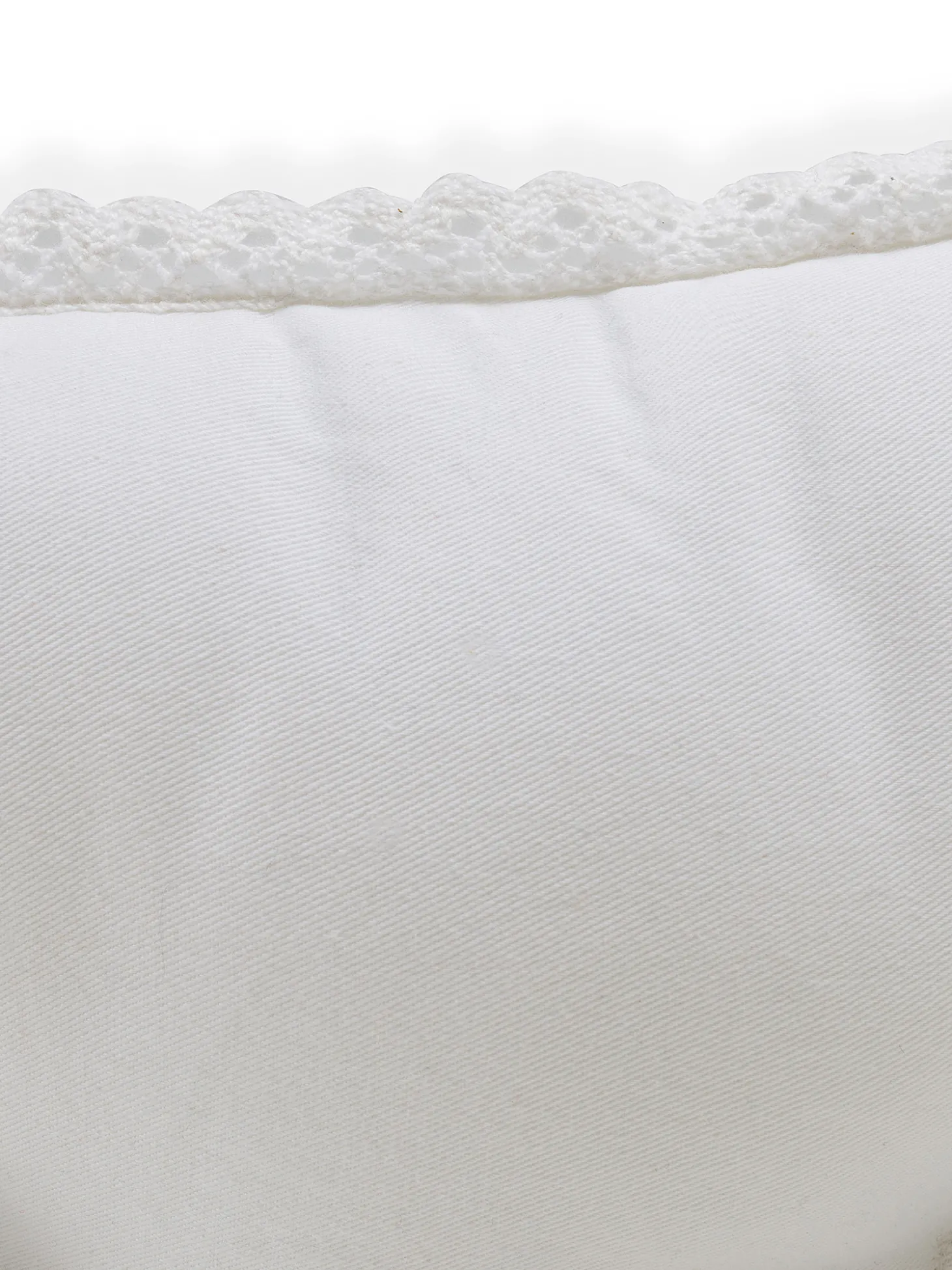 Cuscino da sedia twill di cotone con ricamo