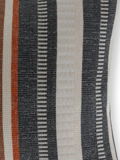 Cuscino jacquard motivo righe 35x55cm