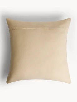 Cuscino 50x50 cm in puro cotone jacquard con motivo floreale