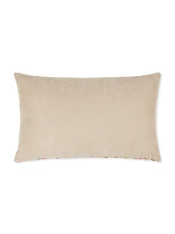 Cuscino 35x55 cm in velluto jacquard a righe