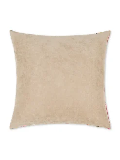 Cuscino 43x43 cm in velluto jacquard a righe