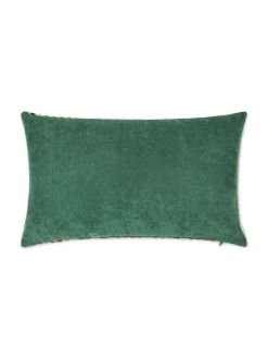 Cuscino 35x55 cm in velluto jacquard a righe