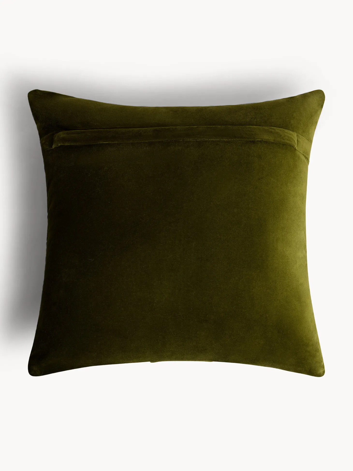 Cuscino 50x50 cm in velluto righe a contrasto
