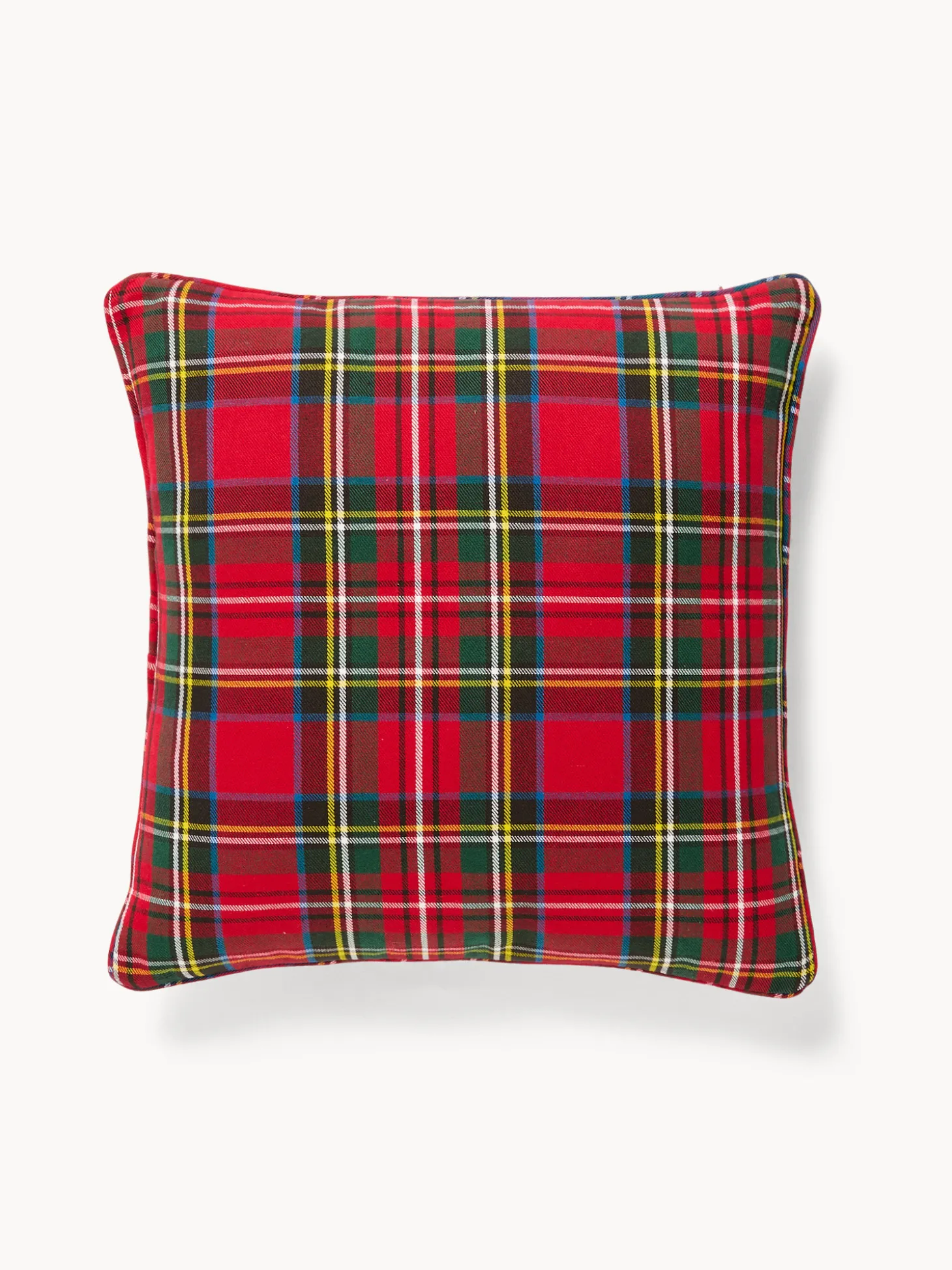 Cuscino 45x45 in cotone motivo tartan