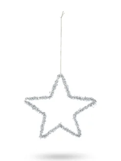 Decorazione a stella in plastica