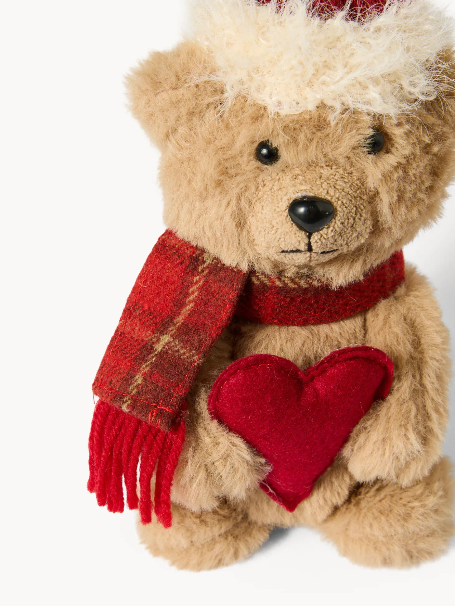 Decorazione natalizia orsetto con cuore XS