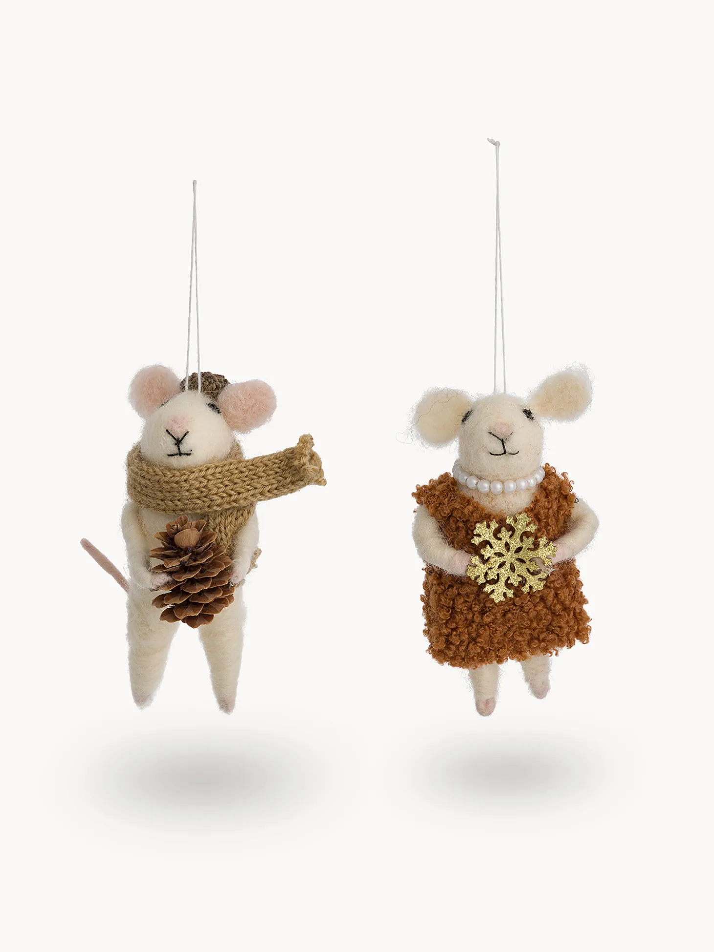 Decorazione per albero in feltro
