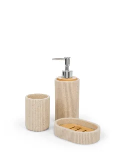 Dispenser sapone in poliresina rigato